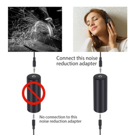 Ground Loop Noise Isolator Neoteck Auido Noise Filter Eliminator with 3.5mm Jack Audio Cable for Car Audio System/Home Stero System - Black