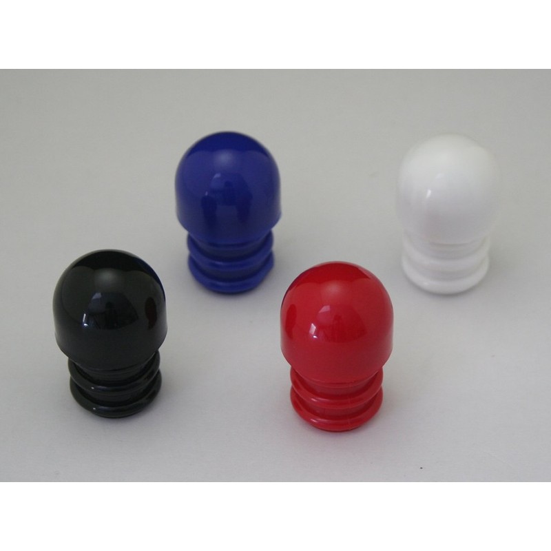POSH 200940 Weight Nylon Bar End for Aluminum Handles, Black