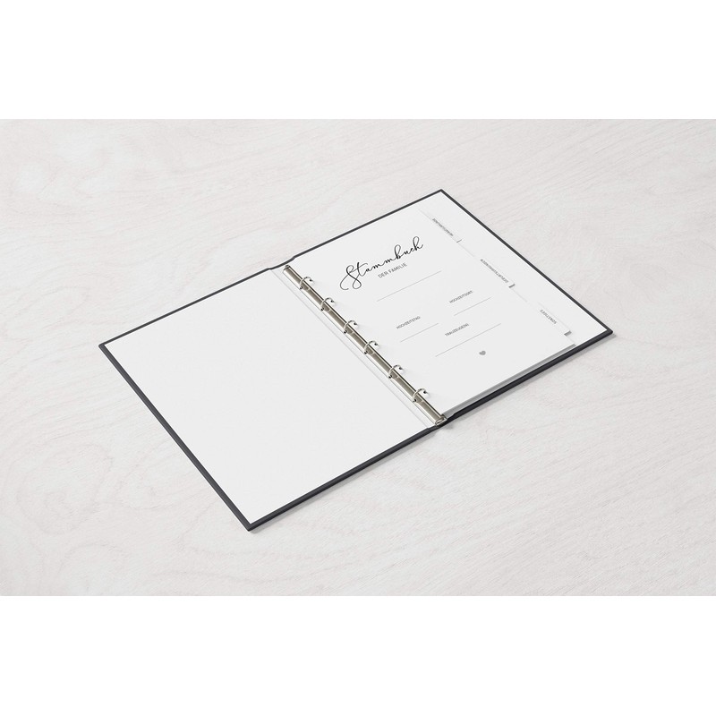 DeinWeddingshop Family Album, Wedding Registry, Deluxe Series, Hard Cover, 16