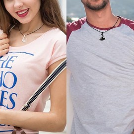 Cat Yin Yang Necklaces for Women Men Girls, Stainless Steel Matching Couples Puzzle Pet Dog BFF Necklaces for 2, Funny Cat Dog Lovers Gifts