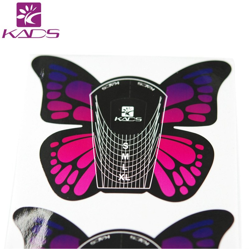 KADS 100pcs in 1 Roll Big Size Butterfly-shape Self Adhesive