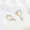 Pickleball Stud Earrings 925 Sterling Silver Jewelry Pickle Ball Gifts
