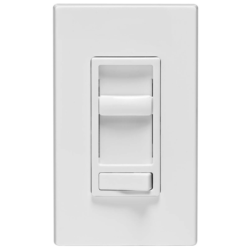 Leviton Decora SureSlide Universal LED Dimmer, Single Pole and 3-Way