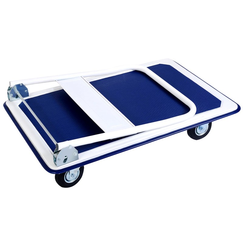 Happygrill Push Cart Dolly, 660lbs Hand Push Moving Platform Truck,