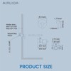 Airuida Round Single-Function Shower Handle Valve Trim Kit Shower Valves