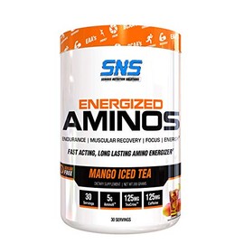 SNS Energized Aminos Fast Acting, Long Lasting Amino Energizer (Mango Iced Tea)