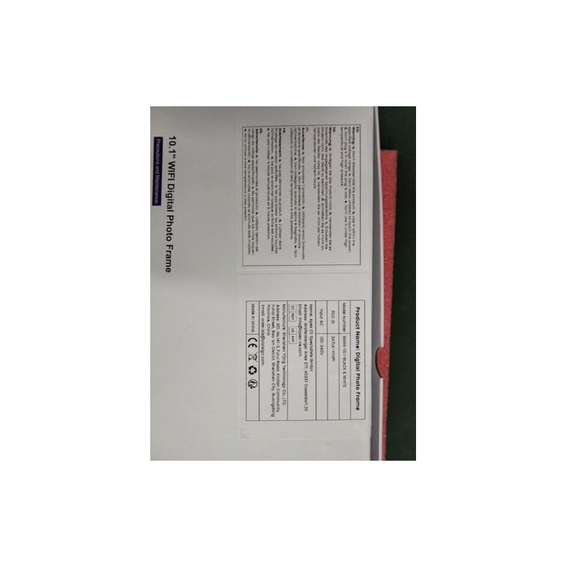 Hesmor Frameo Digital Photo Frame WiFi, 10.1 Inch Frameo Digital
