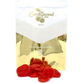 Italian Strawberry Licorice Wheels | Bulk Candy | Natural Colors and Flavors, GMO Free | 3 pounds