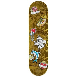 Primitive x Sublime Badfish Rodriguez Skateboard Deck - Gold - 8.125"
