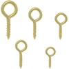 110 PCS Self Tapping Eye Screw Hooks Eye Bolts with