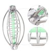 10PCS Stainless Steel Spring Fishing Feeder Bait Cage Holder Tackle