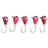 5 Pcs Winter Ice Fishing Jigs Kit for Bass Perch