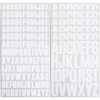 1 Inch 2 Inch Letter Sticker Self-Adhesive Alphabet Stickers