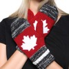 Belle Dame Maple Leaf Canadian Themed Winter Beanie Hat Mittens