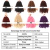 Crochet Faux Locs Crochet Hair Extensions for Black Women Butterfly