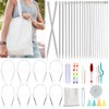 Katech Knitting Needles Set, 9 Pairs Circular Knitting Needles Set