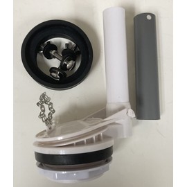 Toto THU129P-2A Flush Valve Replacement with Adjustable Sliding Overflow Tube by NuFlush