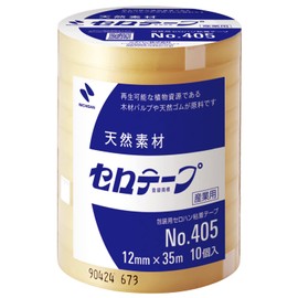 nitiban Tape Set of 大巻, 10 Rolls 12 mm X 35 m ct405j – 12 