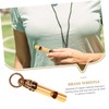 Mipcase Copper Dragon Whistle Keychain Decorative Whistle for Outdoor Survival