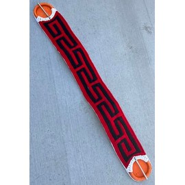 Red Charro Saddle Horse Cinch, Cincho Charro para Caballo, Horse Tack (42 inch)