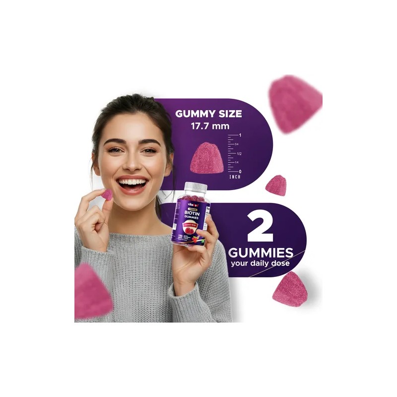 Gomitas Biotina 10,000 Mcg - Vitabod