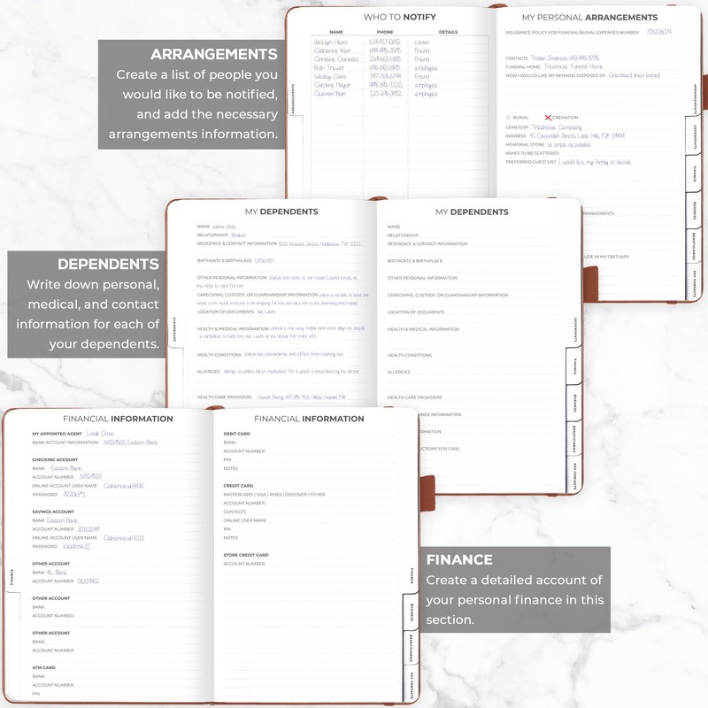 Clever Fox End of Life Planner – Final Arrangements Organizer