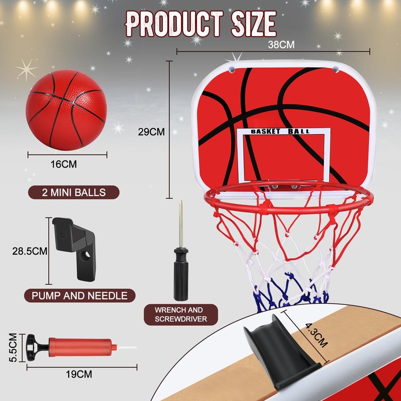 OAKENCREST Mini Basketballkorb Indoor füRs Zimme