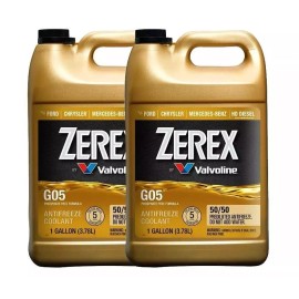 ZEREX G05 2 Gallon ZEREX G05 YELLOW Coolant Antifreeze Fluid For MERCEDES VERIFY 1955-2014
