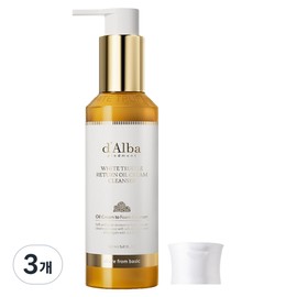 Dalba White Truffle Return Oil Cream Cleanser, 160ml, 3 pieces / 달바 화이트 트러플 리턴 오일 크림 클렌저, 160ml, 3개