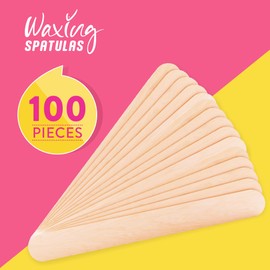 JFA Supplies Wooden Waxing Spatulas Wax Applicator Sticks for Hair Removal Box of 100