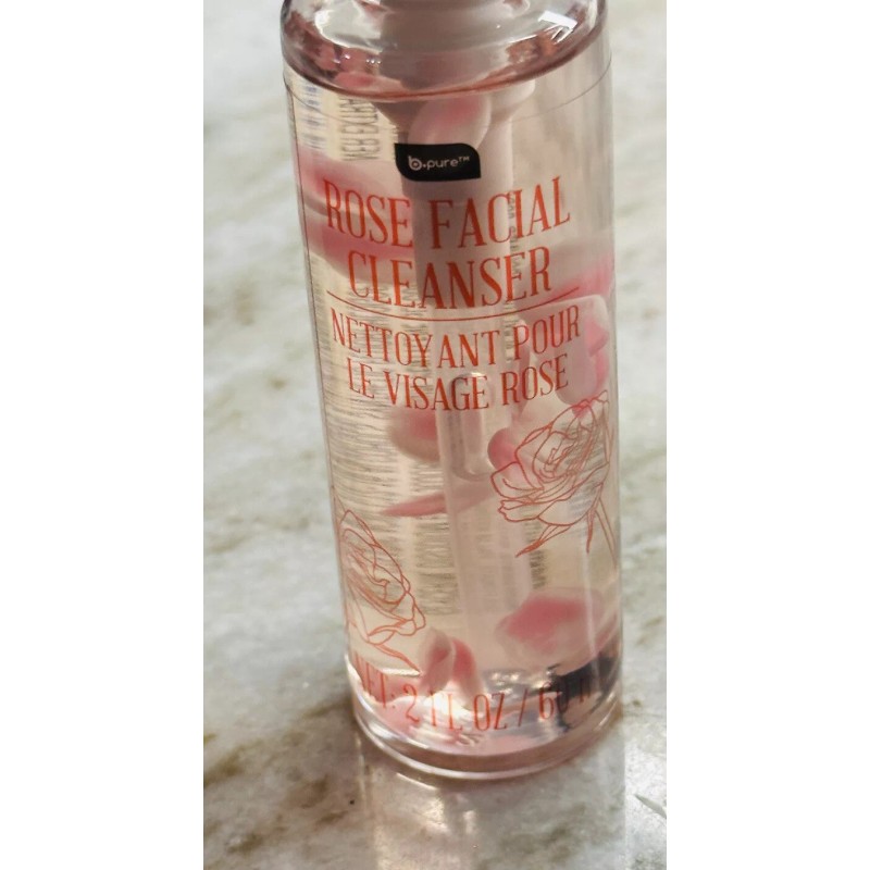 Pure b.pure Rose Facial Cleanser 2 Fl Oz/60 Ml