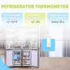 Wireless Freezer Thermometer with Alarm Refrigerator Thermometer, Fridge Freezer Alarm