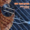 lfcforldx Meat Thermometer Fork with Electronic Ready Alarm, Digital Cooking