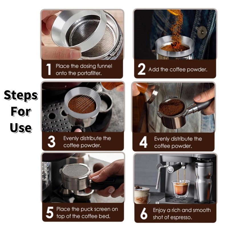 Wdt Tool Espresso, 8 Needles Espresso Distribution Tool Espresso Stirrer,Dosing