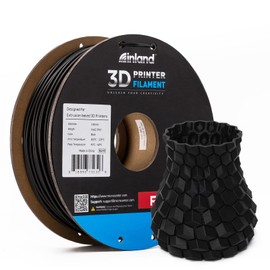 INLAND Micro Center PLA+ 3D Printing Filament 2.85mm - PLA Plus 3D Printer Filament - PLA Pro Dimensional Accuracy +/- 0.03 mm - 1kg Cardboard Spool (2.2 lbs) (2 Pack Black & White, 2.85mm)