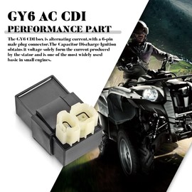 GY6 6 Pin AC CDI Box High Performance Racing Part for GY6 50cc 125cc 150cc Taotao Scooter Moped ATV Go Kart Quad Bike Motorcycle Parts