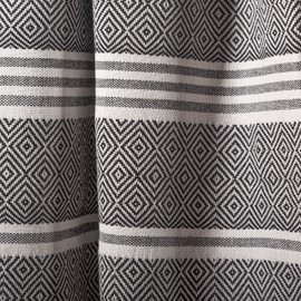 Aegean Concept Turkish Beach Towels, Oversized, Sandcloud Bath Towel, Packable, 41 x 68 inches, Soft, Quick Dry, Ideal for Swimmers, Travel, for Men & Women, Extra Large, Charcoal Black, Pack of 1