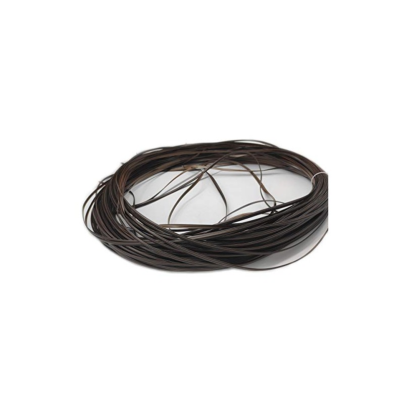 RNY 300 feet Coffee Polyethylene Plastic Rattan Wicker for Repair