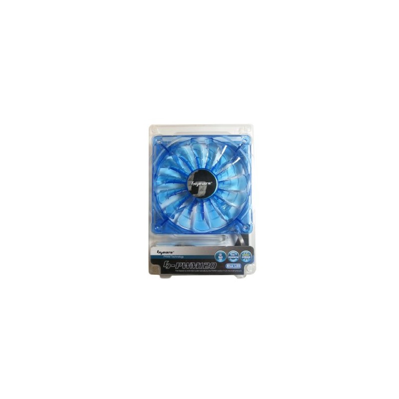 Bgears 120mm High Performance PWM Technology Fan - Translucent Blue
