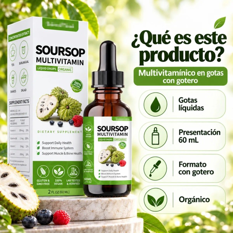 Soursop Daily Nutrition Organic Drops