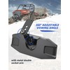 ZIDIYORUO Polaris Ranger Rear View Mirror, Adjustable Center Rearview Mirror