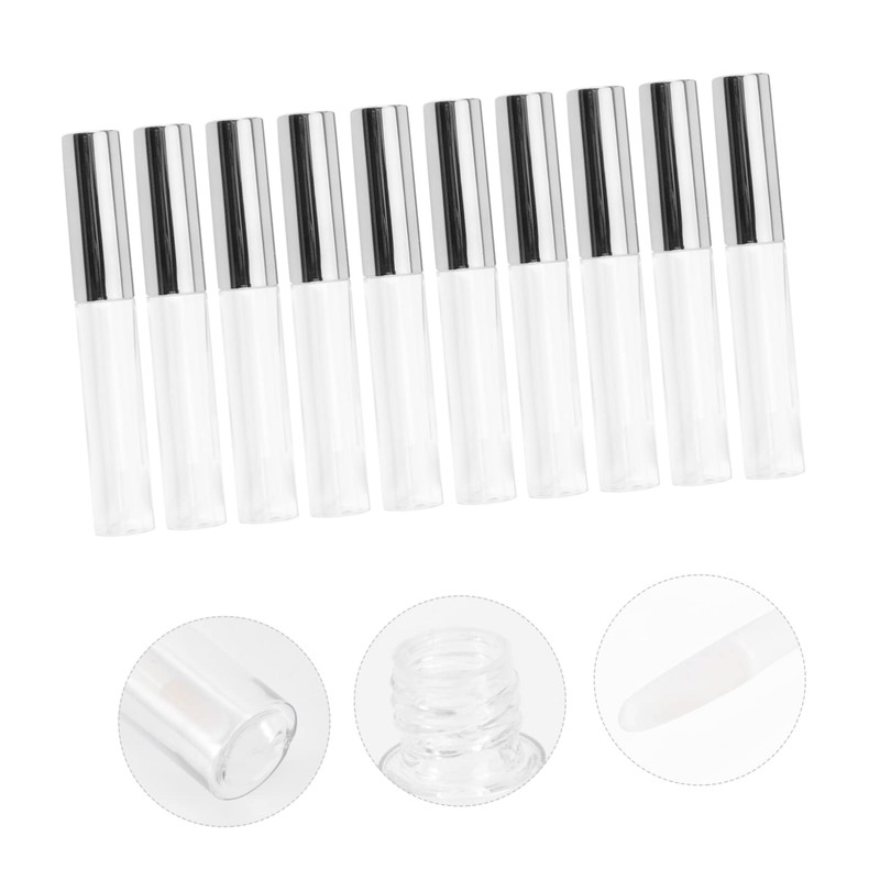 FOMIYES 30 Pcs Lip Makeup Tool Empty Lip Gloss Containers