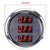 2in 3‑In‑1 Meter Cooling Water Temperature Oil Pressure Fuel Level