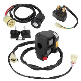 M MATI Handlebar Key Starter Relay Switch Kit for Honda Foreman 450 ES TRX450FE 1998-2004 Electric Shift 35020-HN0-A11 35100-HN0-A02 35850-HF1-670