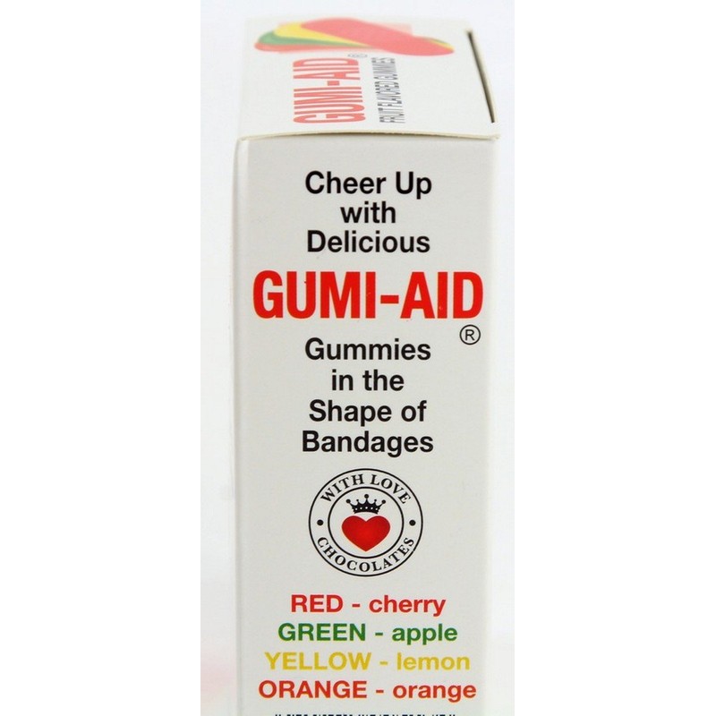 Gumi-Aid Fruit Flavored Gummy Bandages 3 oz Box (Pack of