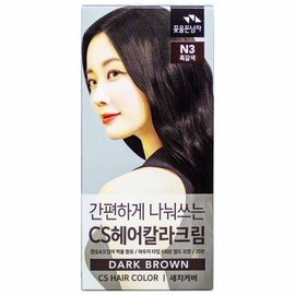 Man with Flowers CS Easy-Share Hair Color Cream 4-Portion - N3 (Dark Brown) 10ea