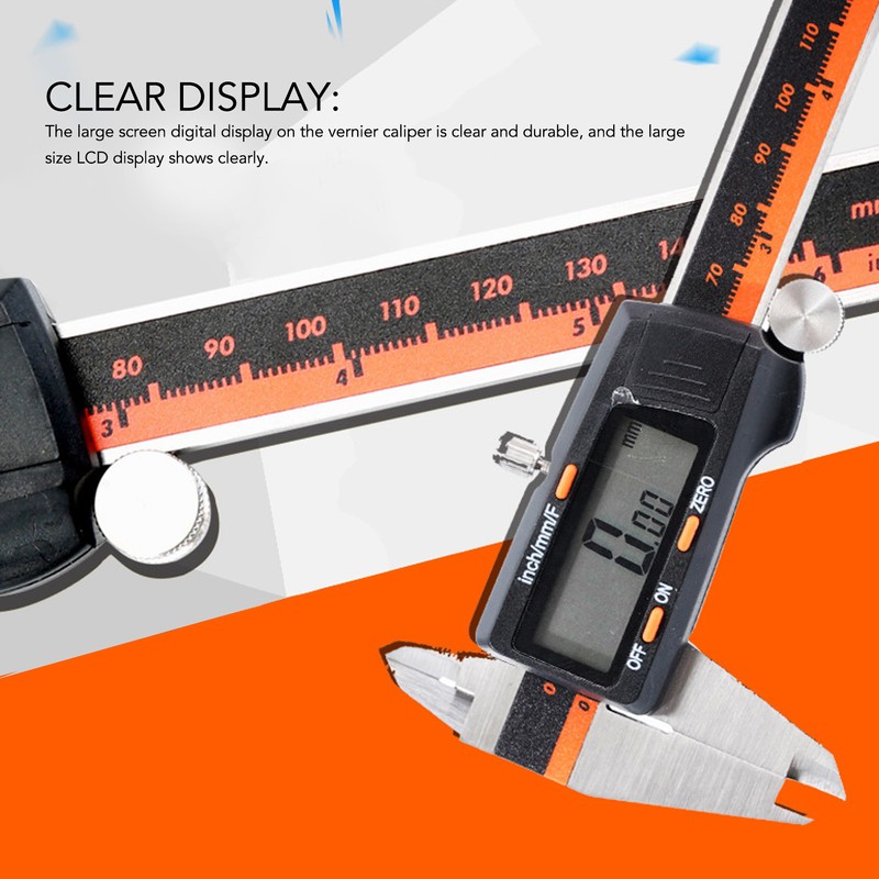 Electronic Vernier Caliper Stainless Steel 0‑150mm LCD Screen Digital Caliper