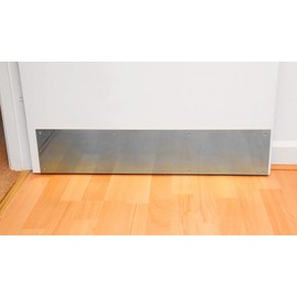 Kick Plates Aluminium British Made (Single with Screw Set)
