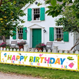 Sursurprise Running Birthday Party Decorations, Run Birthday Yard Sign, Runner Marathon Cross Country Sports Fitness Party Supplies