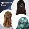 2 Styles Antler Hair Clips Gothic Hair Stick Slide Hairpins
